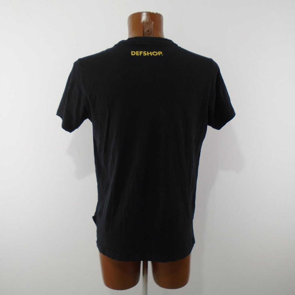 Men's T-Shirt Deus Maximus. Black. L. Used. Good