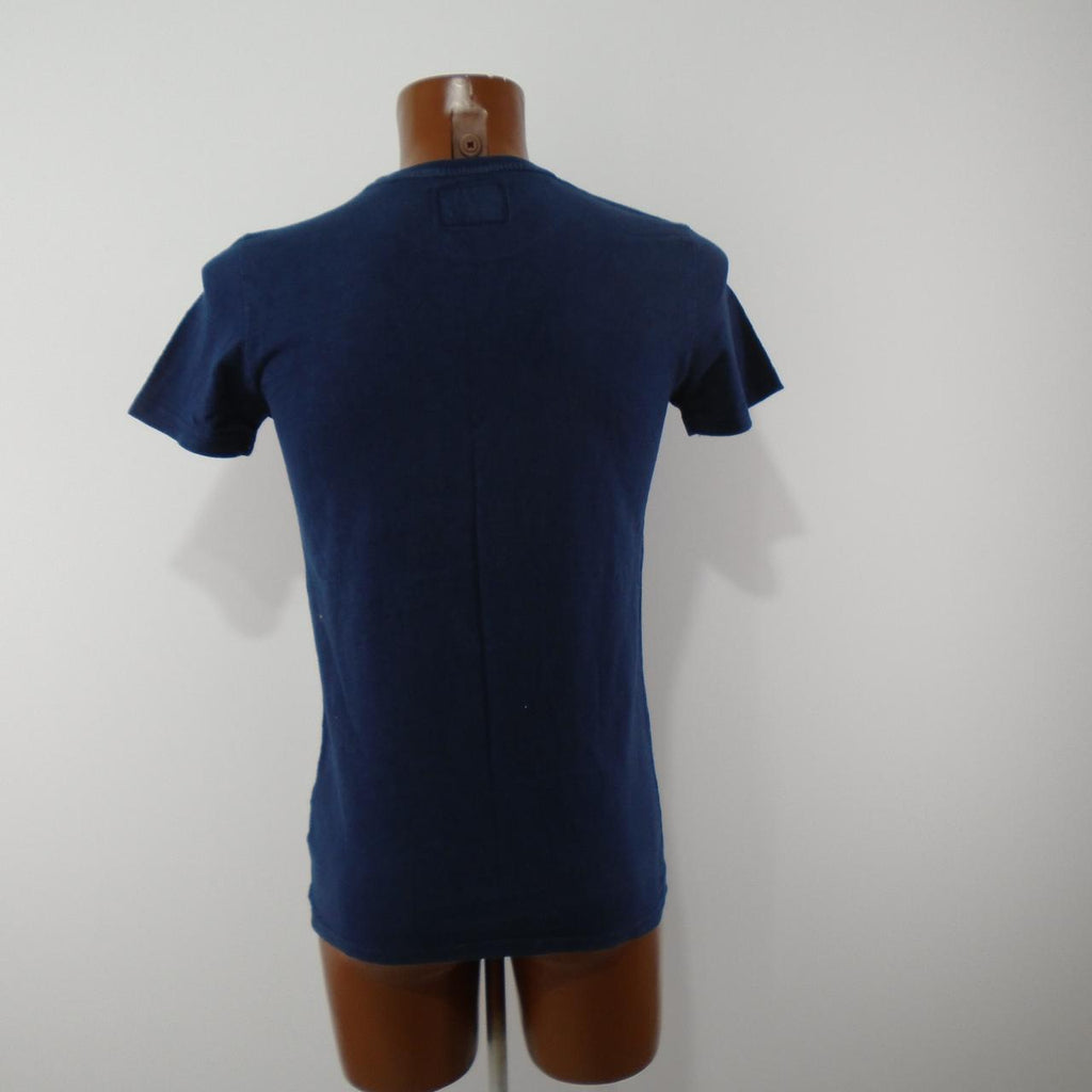 T-shirt Homme Superdry.  Bleu foncé.  S. Utilisé.  Bien