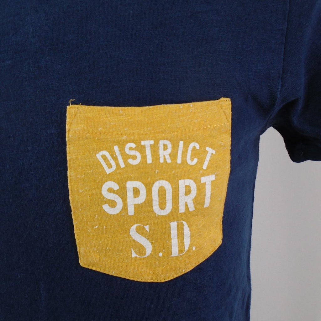 T-shirt Homme Superdry.  Bleu foncé.  S. Utilisé.  Bien