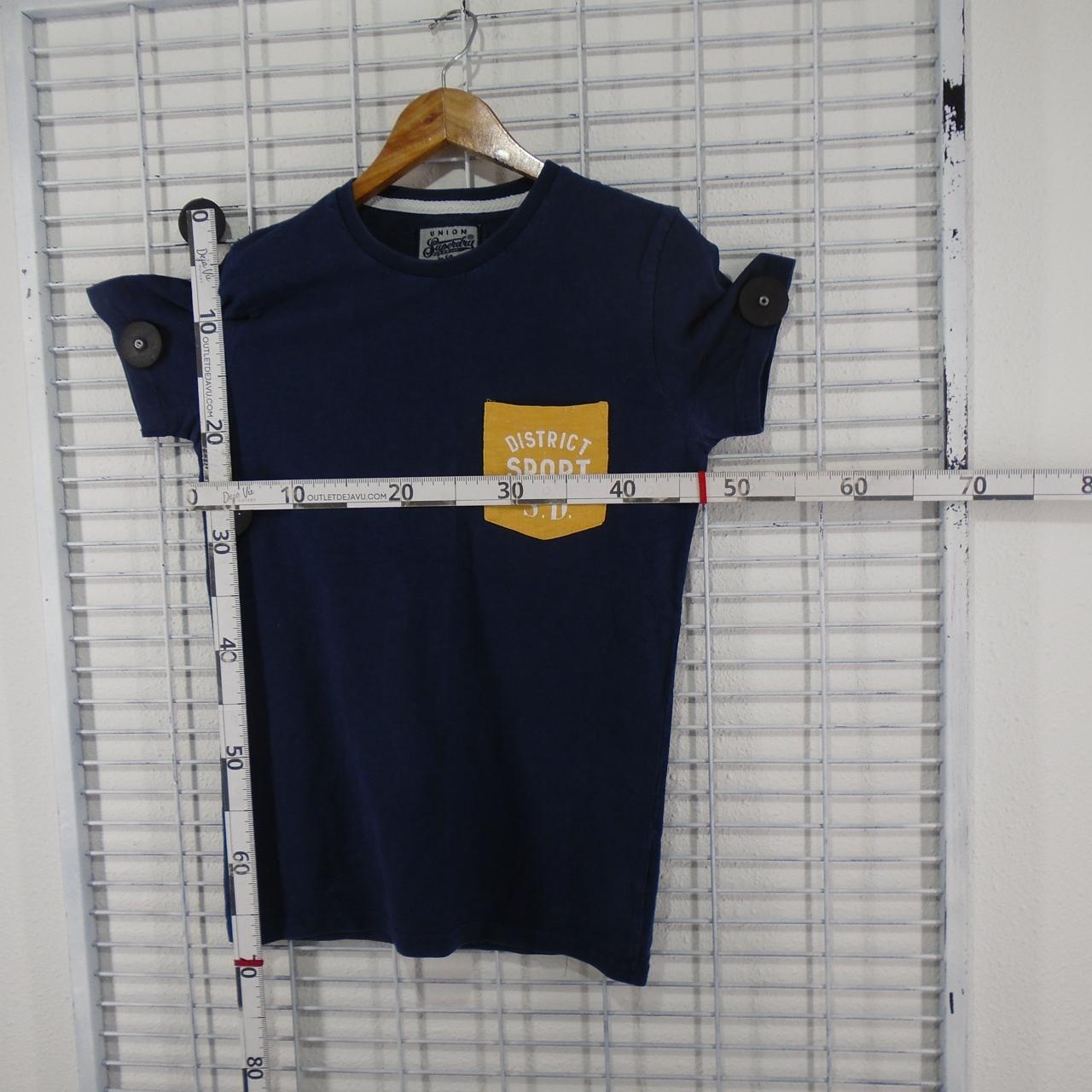 T-shirt Homme Superdry.  Bleu foncé.  S. Utilisé.  Bien