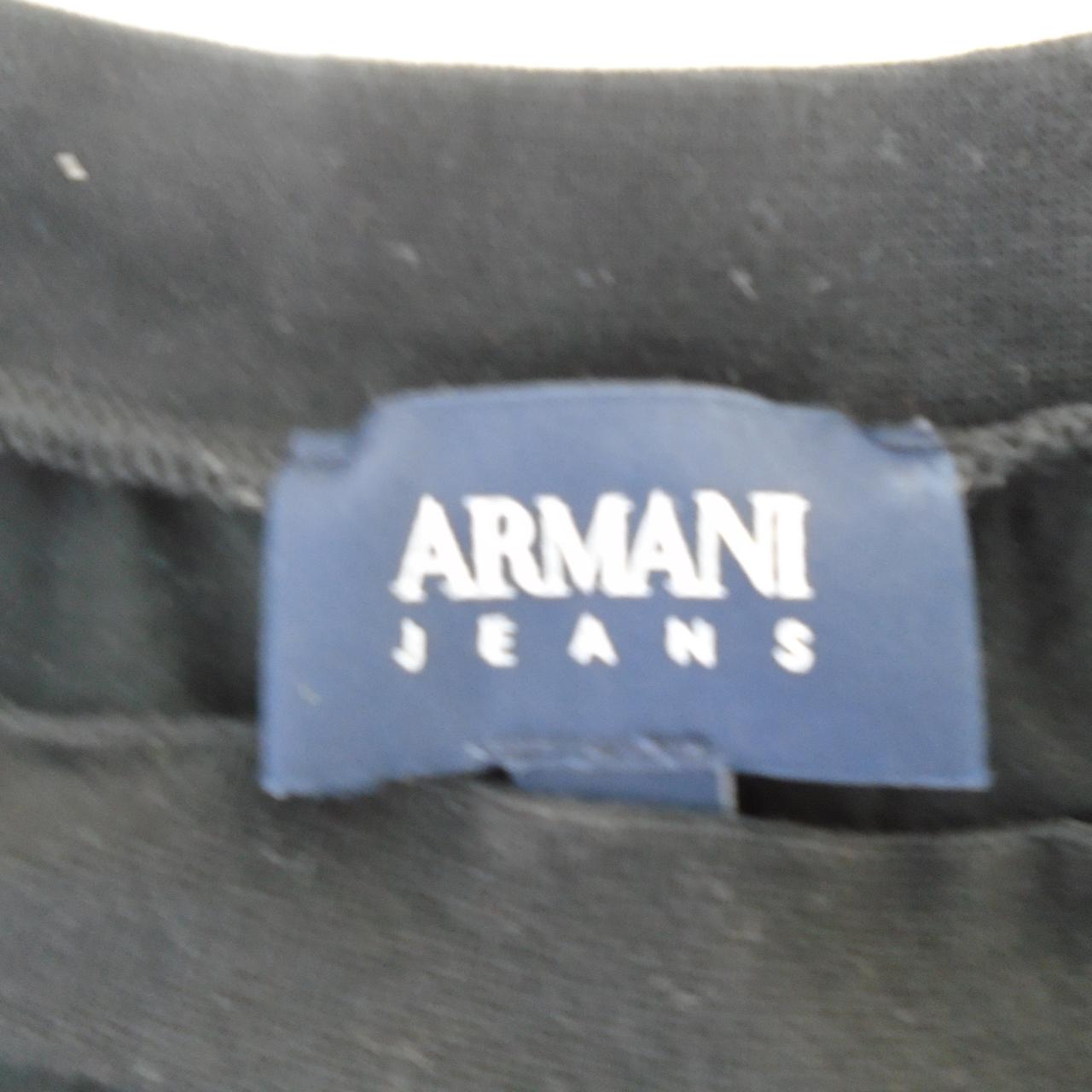 Camiseta Mujer Armani Jeans. Negro. M. Usado. Muy bien