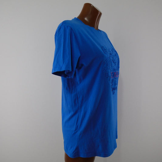 Women's T-Shirt Kenzo. Blue. L. Used. Good
