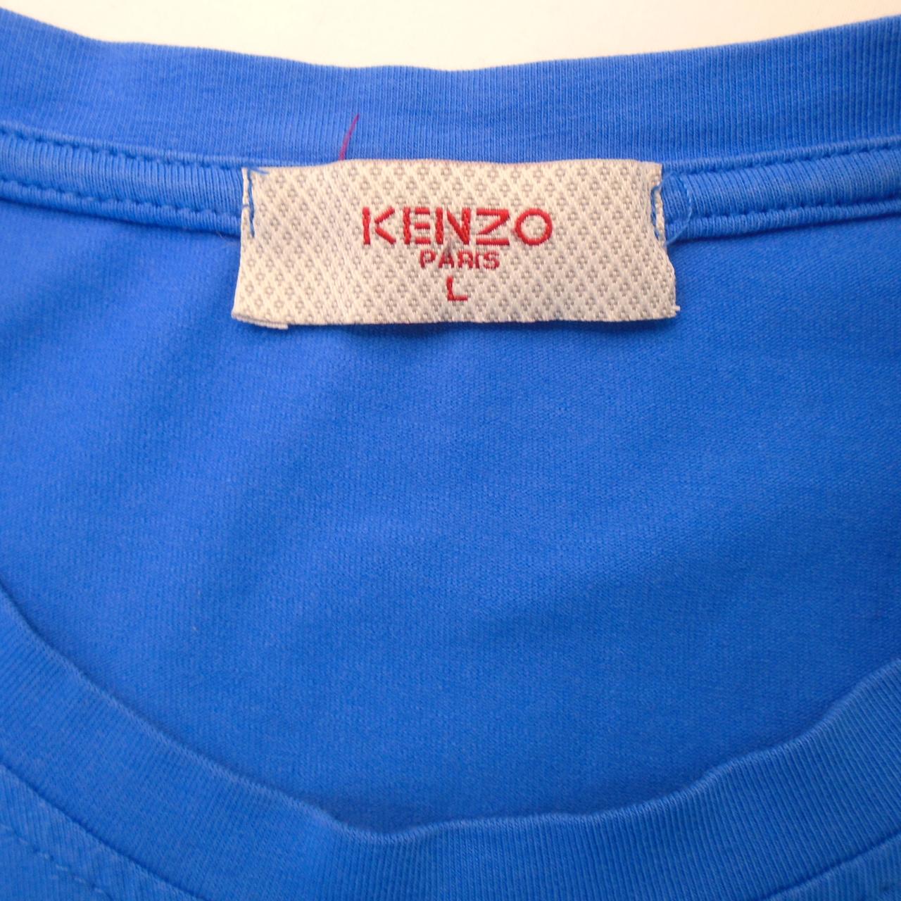 Damen-T-Shirt Kenzo. Blau. L. Gebraucht. Gut