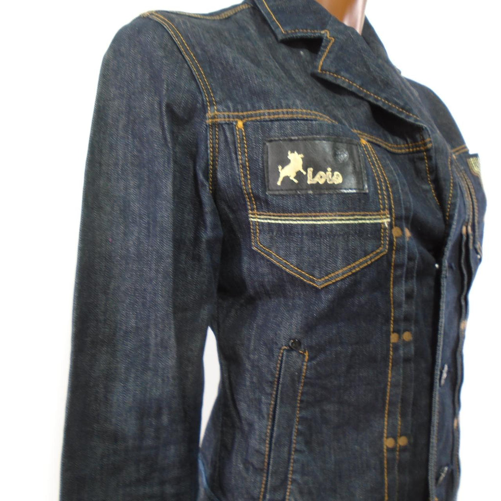Chaqueta Mujer Lois. Azul oscuro. S. Usado. Bien