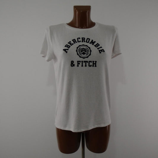 Damen T-Shirt Abercrombie &amp; Fitch. Weiß. M. Gebraucht. Gut