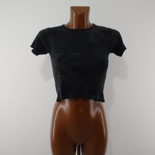 Women's T-Shirt Calvin Klein. Black. M. Used. Good