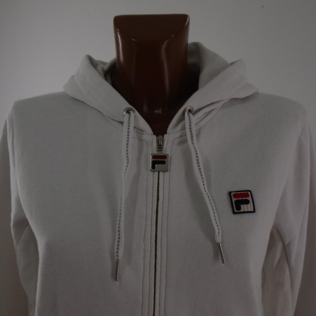 Women's Hoodie Fila. White. L. Used. Good