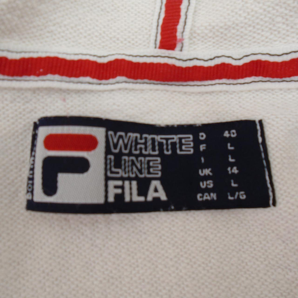 Women's Hoodie Fila. White. L. Used. Good