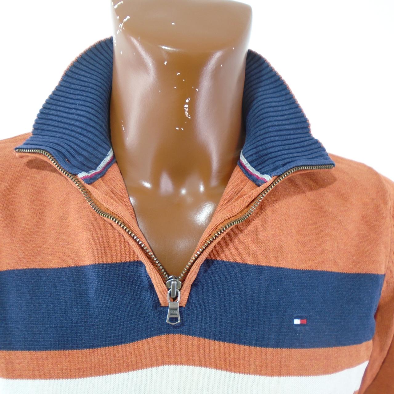 Jersey de hombre Tommy Hilfiger. Naranja. M. Usado. Bien