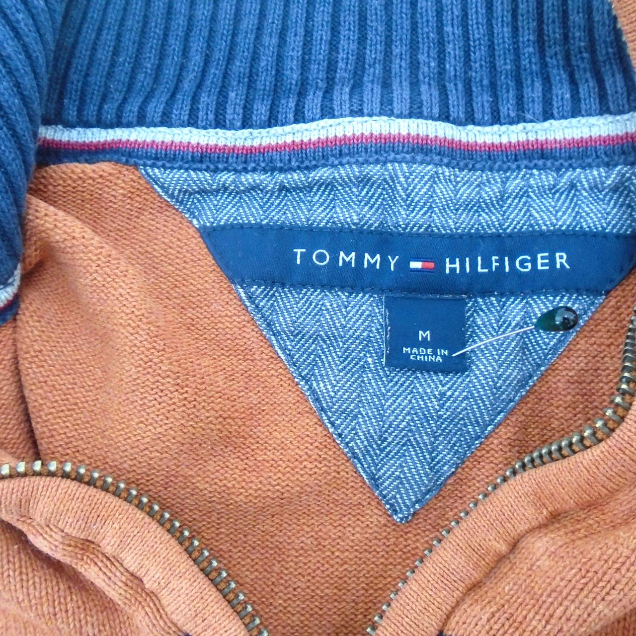 Jersey de hombre Tommy Hilfiger. Naranja. M. Usado. Bien