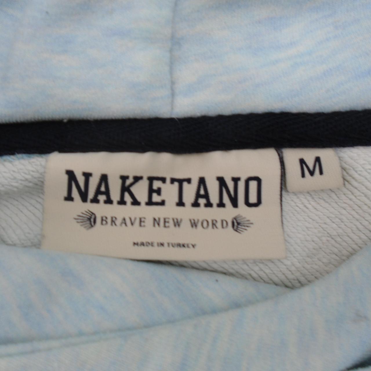 Men's Hoodie Naketano. Blue. M. Used. Good