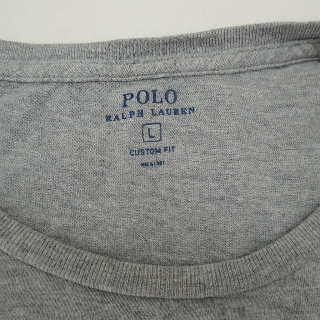 Men's T-Shirt Ralph Lauren. Grey. L. Used. Good