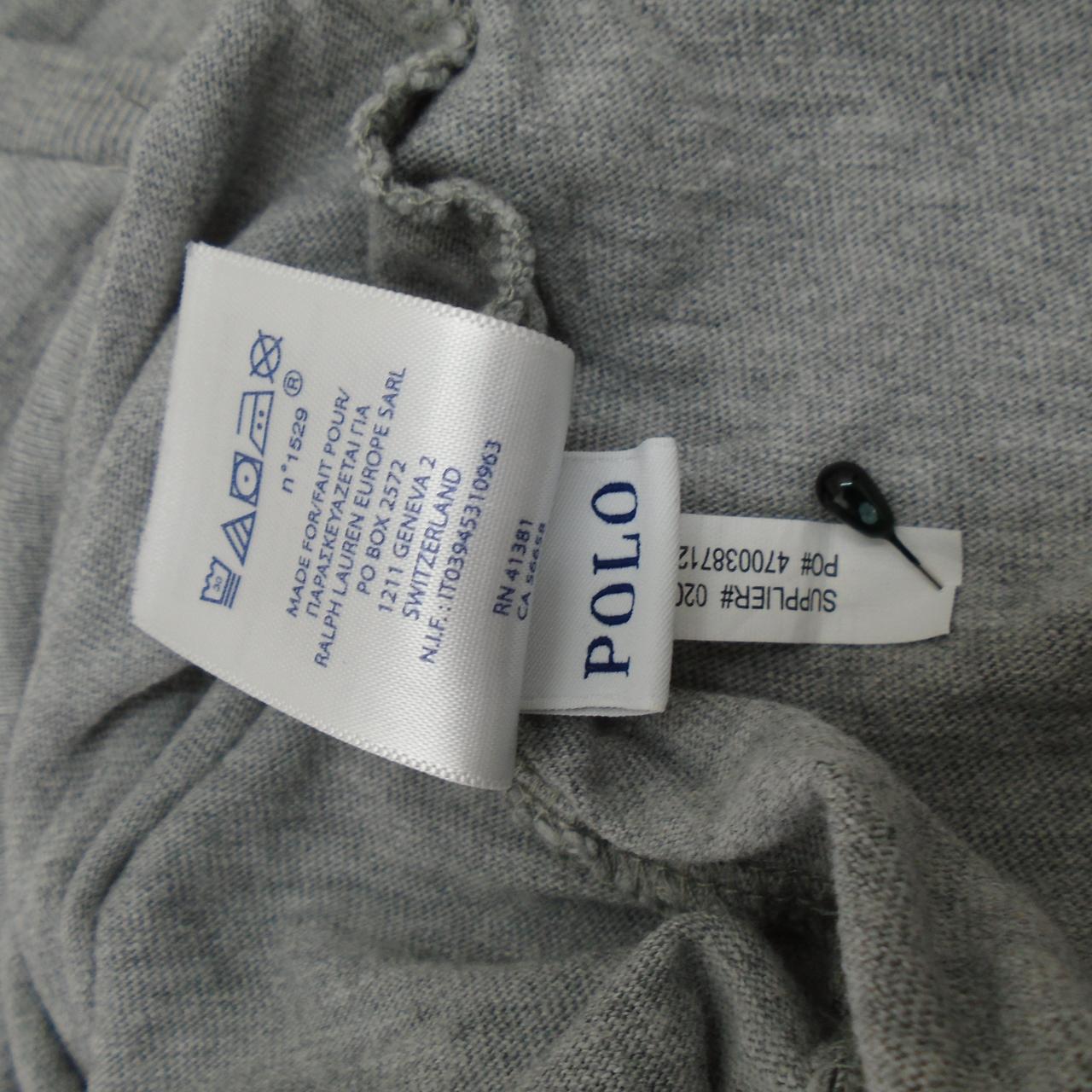 Men's T-Shirt Ralph Lauren. Grey. L. Used. Good