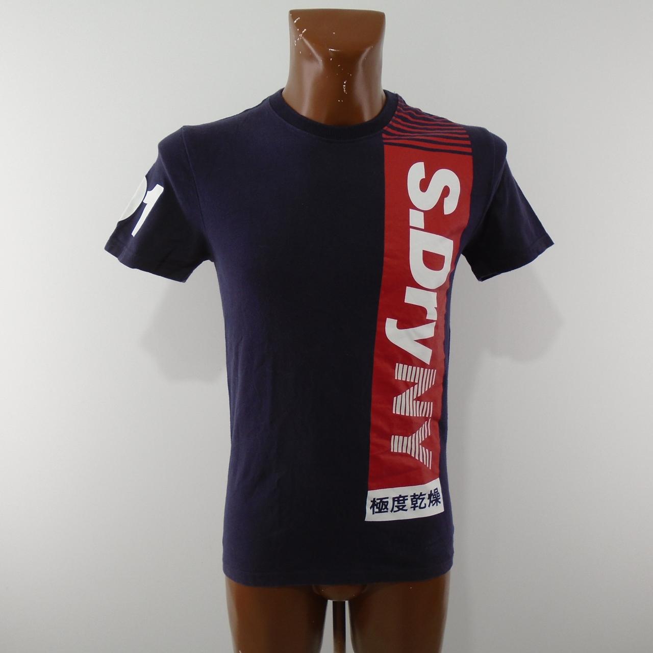 Men's T-Shirt Superdry. Dark purple. S. Used. Very good