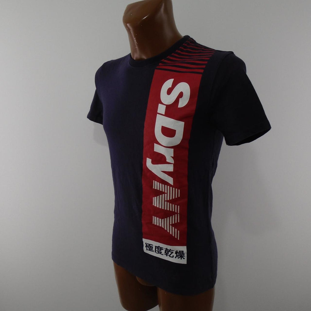 Men's T-Shirt Superdry. Dark purple. S. Used. Very good