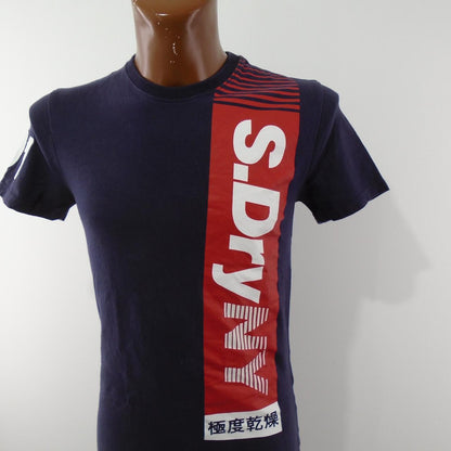 Men's T-Shirt Superdry. Dark blue. S. Used. Very good