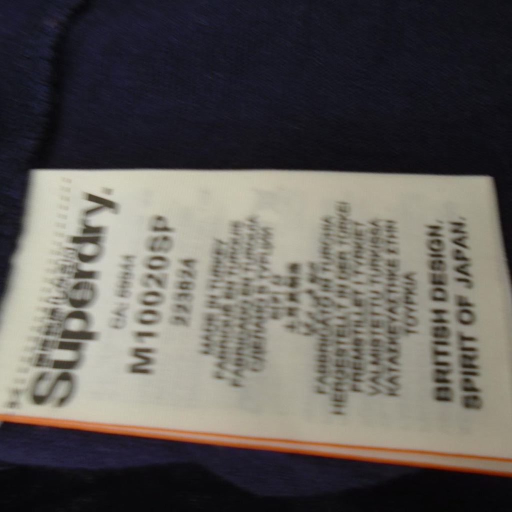 Men's T-Shirt Superdry. Dark purple. S. Used. Very good