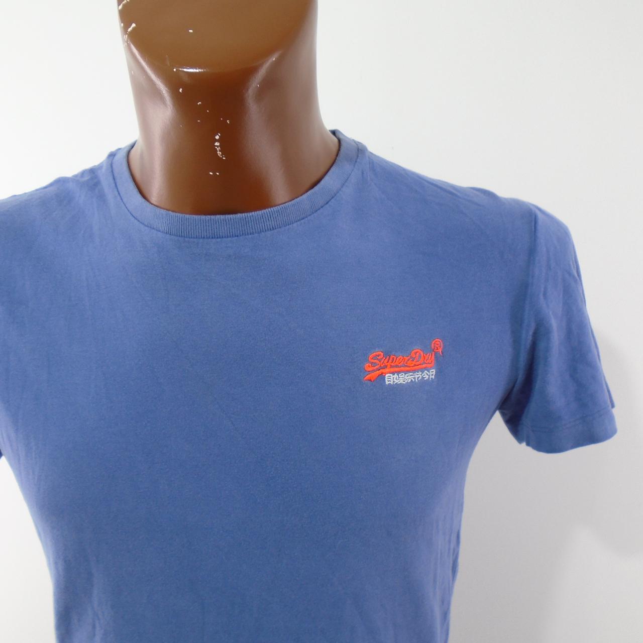 Men's T-Shirt Superdry. Blue. S. Used. Good