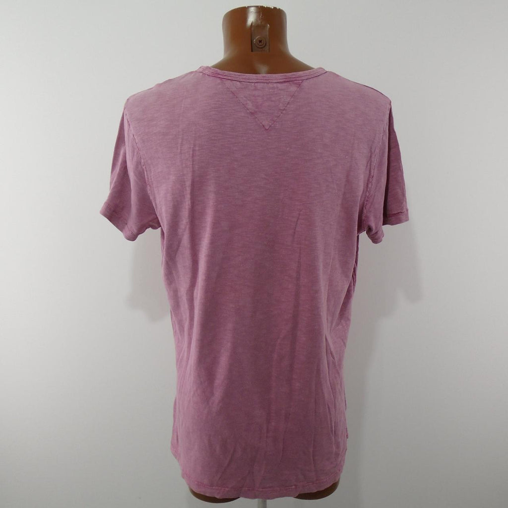 Men's T-Shirt Tommy Hilfiger. Pink. XL. Used. Good