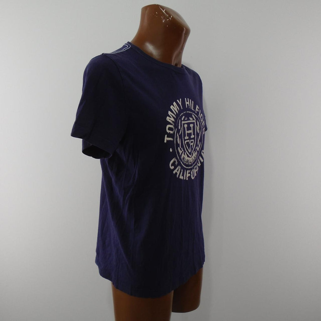 Men's T-Shirt Tommy Hilfiger. Dark blue. M. Used. Good