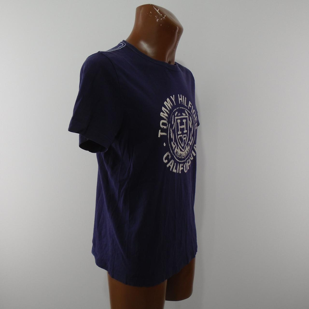 Men's T-Shirt Tommy Hilfiger. Dark blue. M. Used. Good