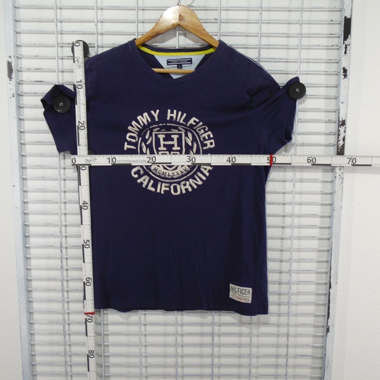 Men's T-Shirt Tommy Hilfiger. Dark blue. M. Used. Good