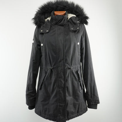 Women's Parka Superdry. Black. M. Used. Good