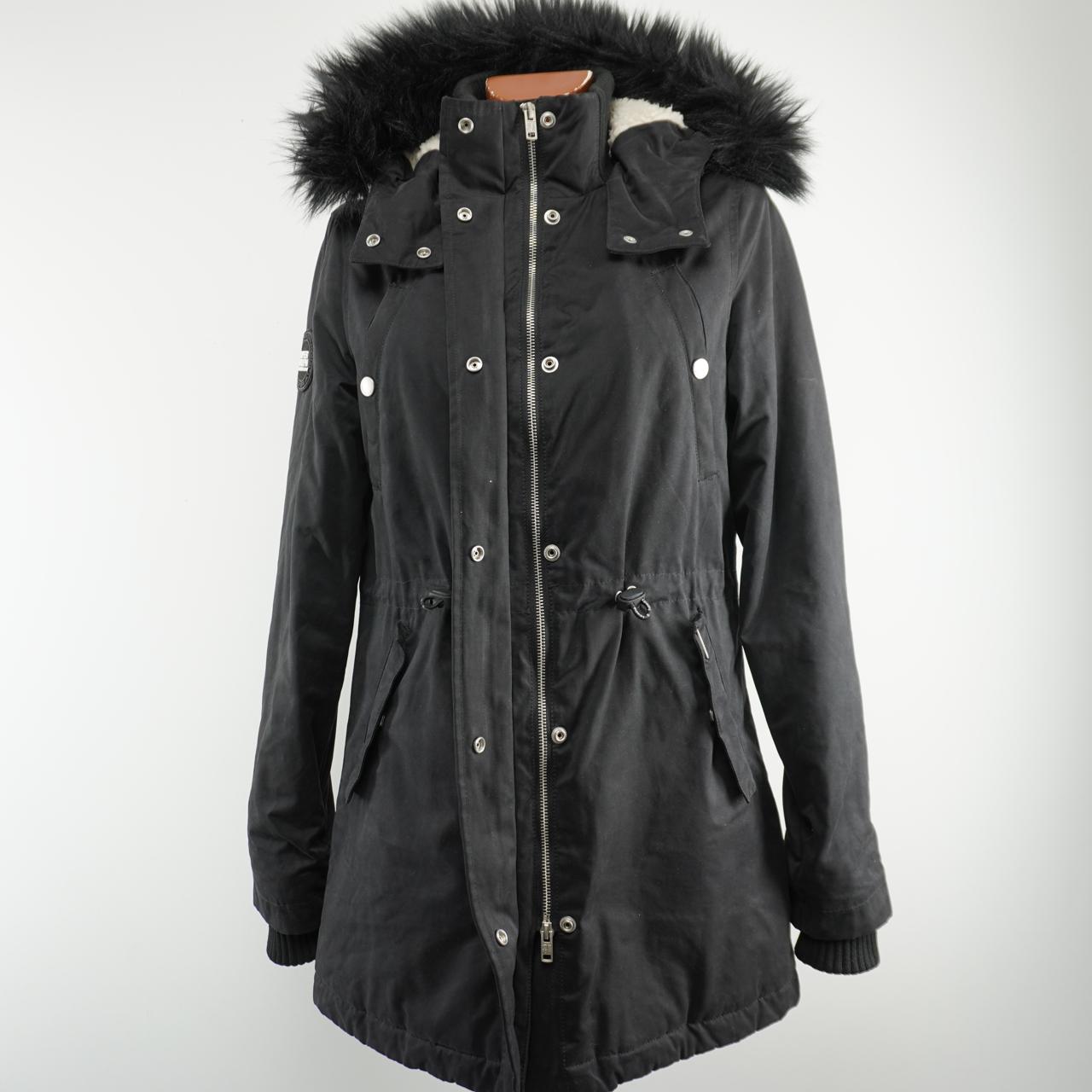 Women's Parka Superdry. Black. M. Used. Good