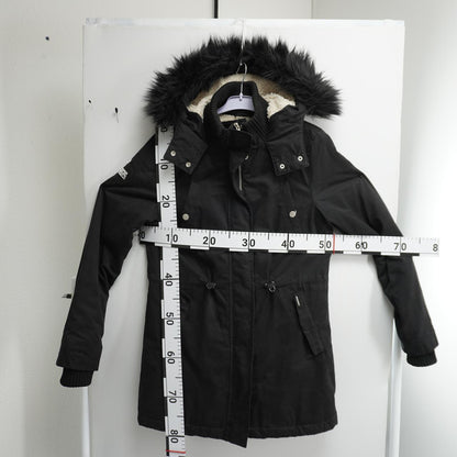 Women's Parka Superdry. Black. M. Used. Good