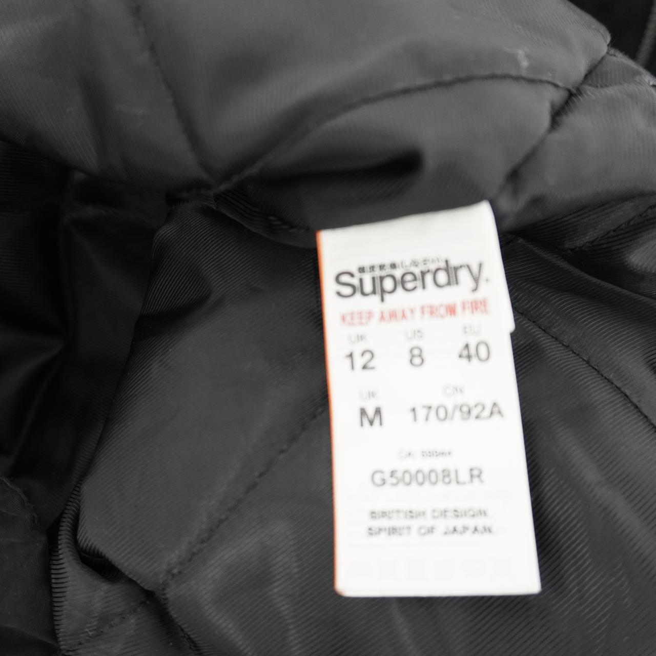 Women's Parka Superdry. Black. M. Used. Good