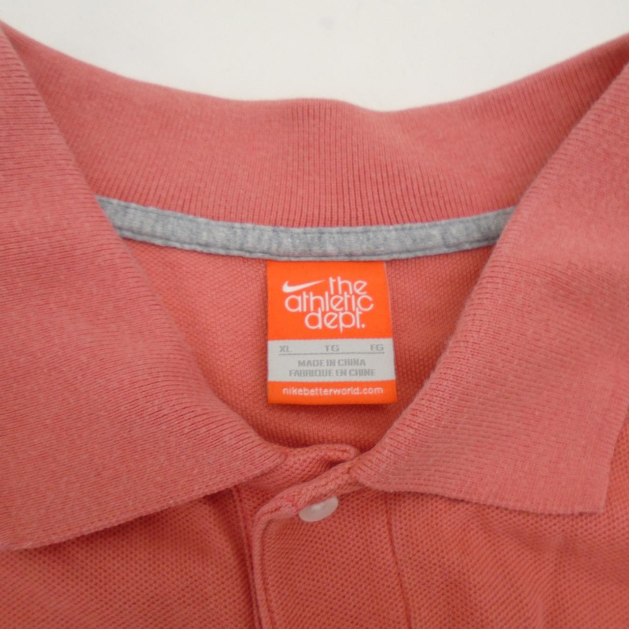 Men's Polo Nike. Coral. XL. Used. Good