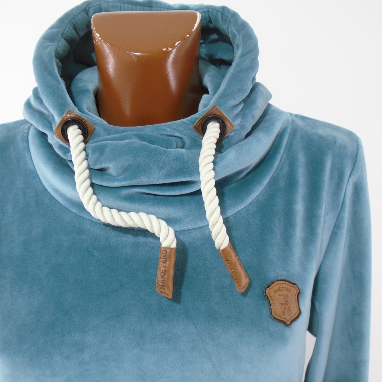 Women's Hoodie Naketano. Blue. L. Used. Good