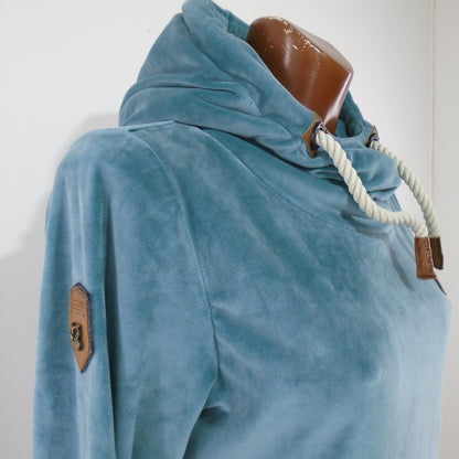 Women's Hoodie Naketano. Blue. L. Used. Good