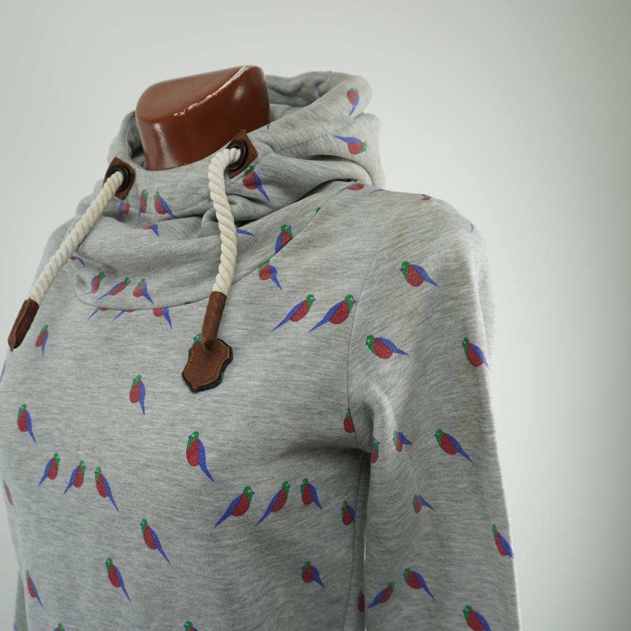 Women's Hoodie Naketano. Grey. M. Used. Good