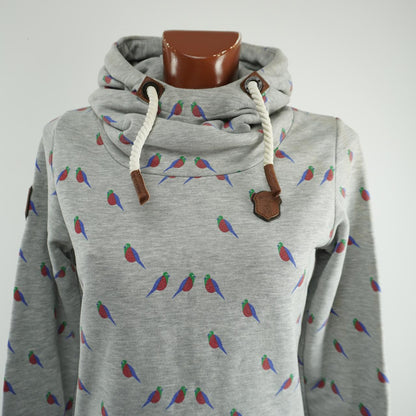 Women's Hoodie Naketano. Grey. M. Used. Good