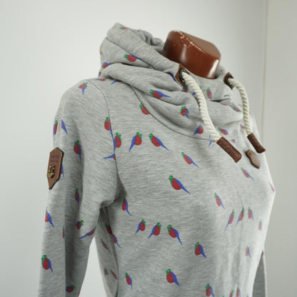 Women's Hoodie Naketano. Grey. M. Used. Good