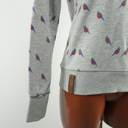 Women's Hoodie Naketano. Grey. M. Used. Good