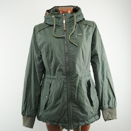 Women's Parka Ragwear. Green. L. Used. Good