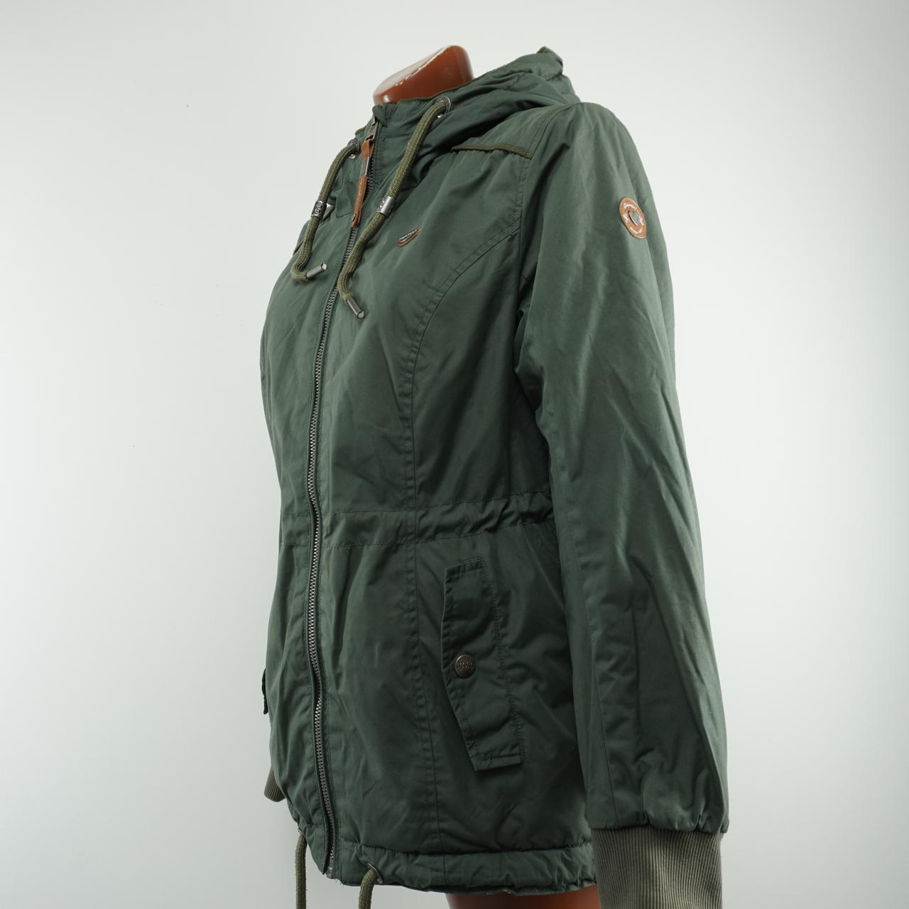 Women's Parka Ragwear. Green. L. Used. Good