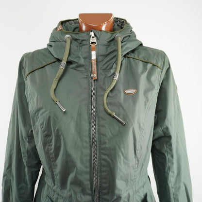 Women's Parka Ragwear. Green. L. Used. Good