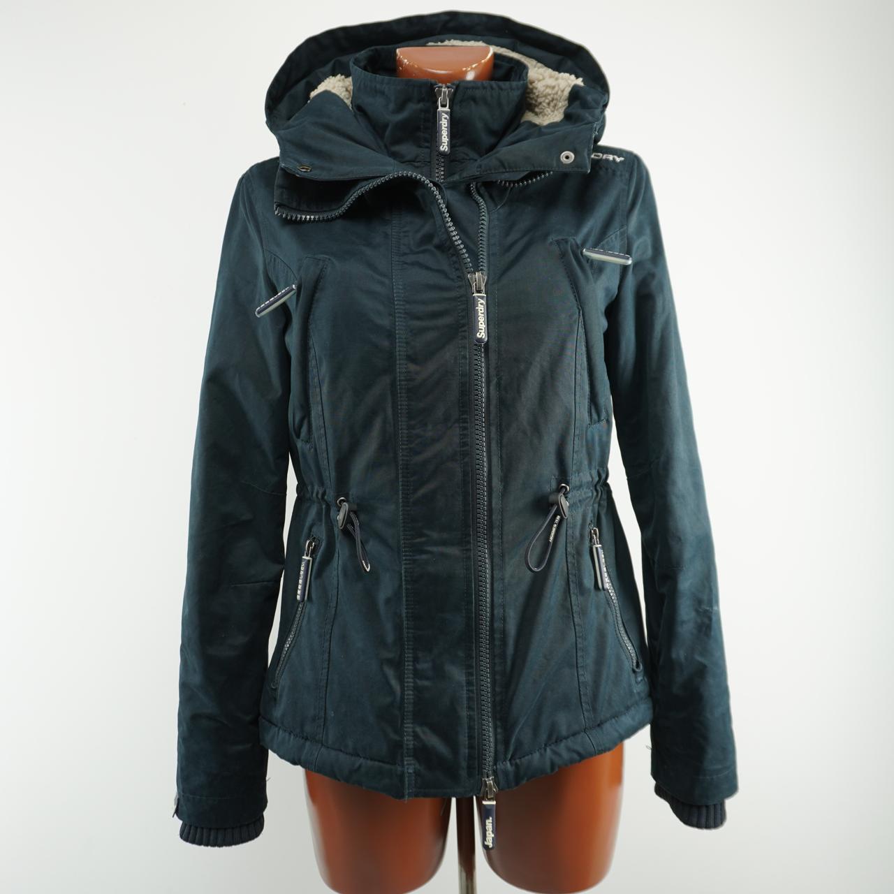 Women's Parka Superdry. Dark blue. M. Used. Good