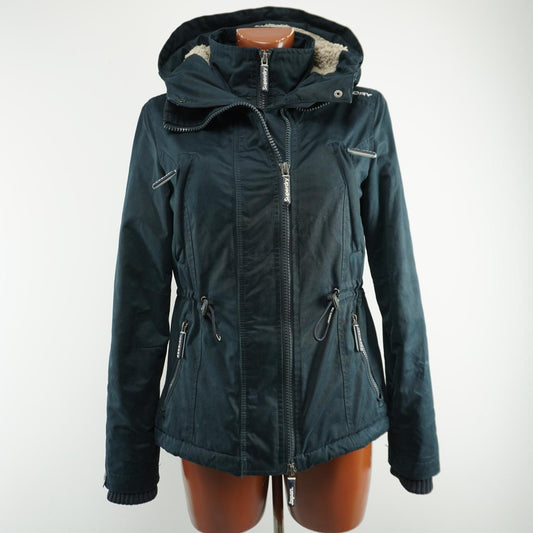 Women's Parka Superdry. Dark blue. M. Used. Good