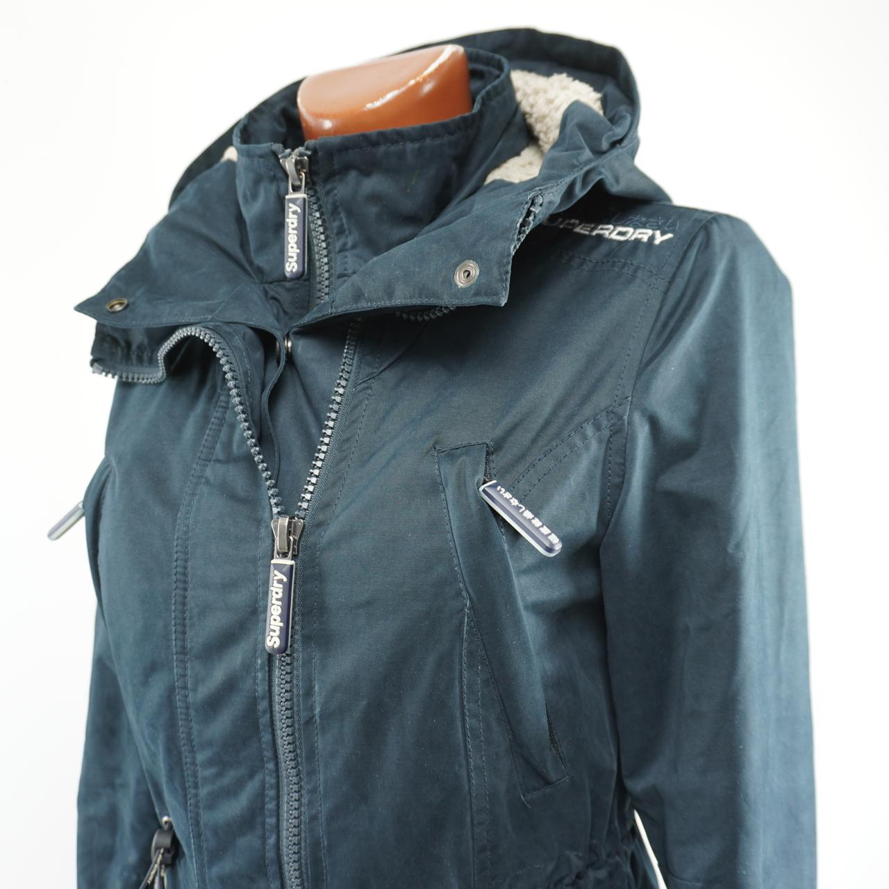 Women's Parka Superdry. Dark blue. M. Used. Good