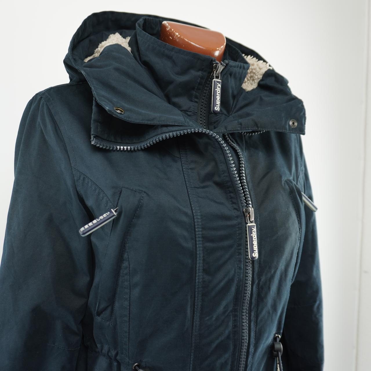 Women's Parka Superdry. Dark blue. M. Used. Good