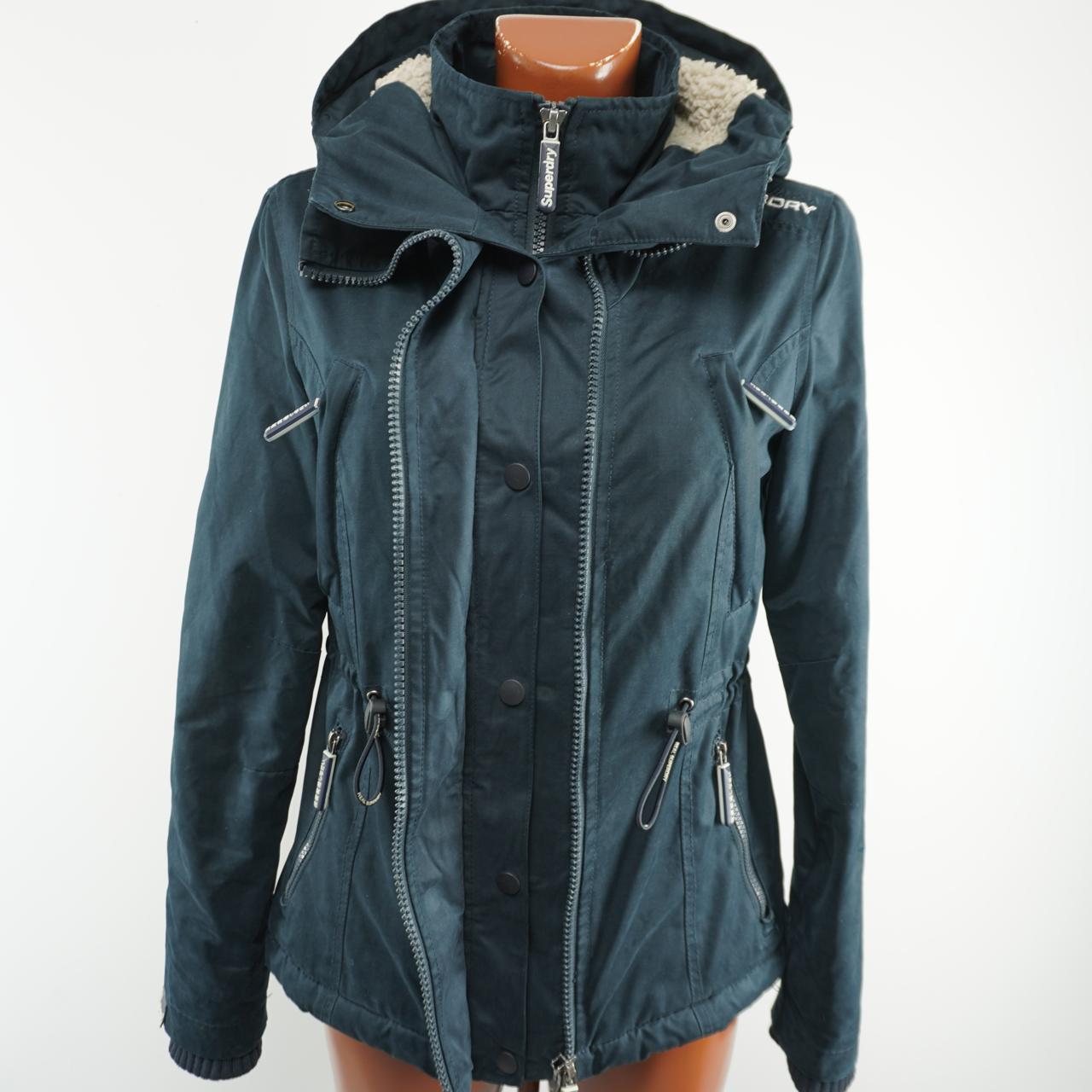 Women's Parka Superdry. Dark blue. M. Used. Good