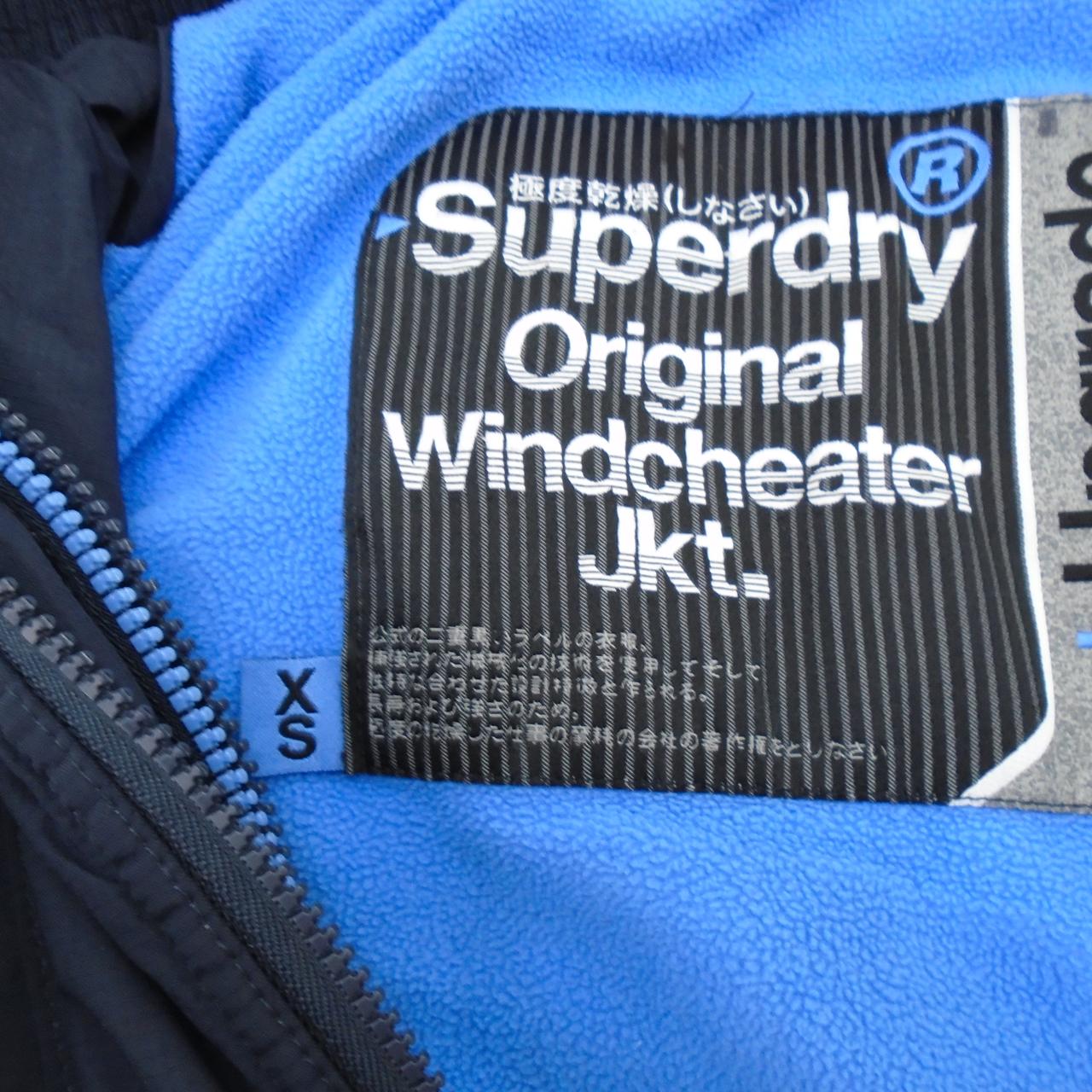 Women's Jacket Superdry. Dark blue. XS. Used. Good