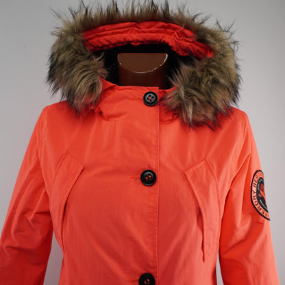 Women's Parka Superdry. Orange. L. Used. Good