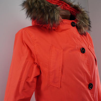 Women's Parka Superdry. Orange. L. Used. Good