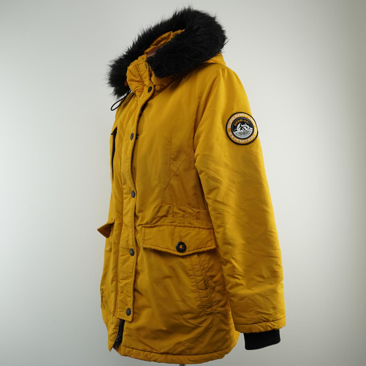 Women's Parka Superdry. Yellow. L. Used. Good