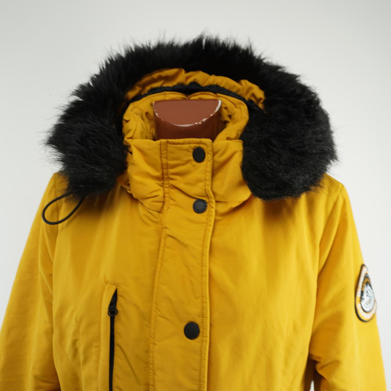 Women's Parka Superdry. Yellow. L. Used. Good